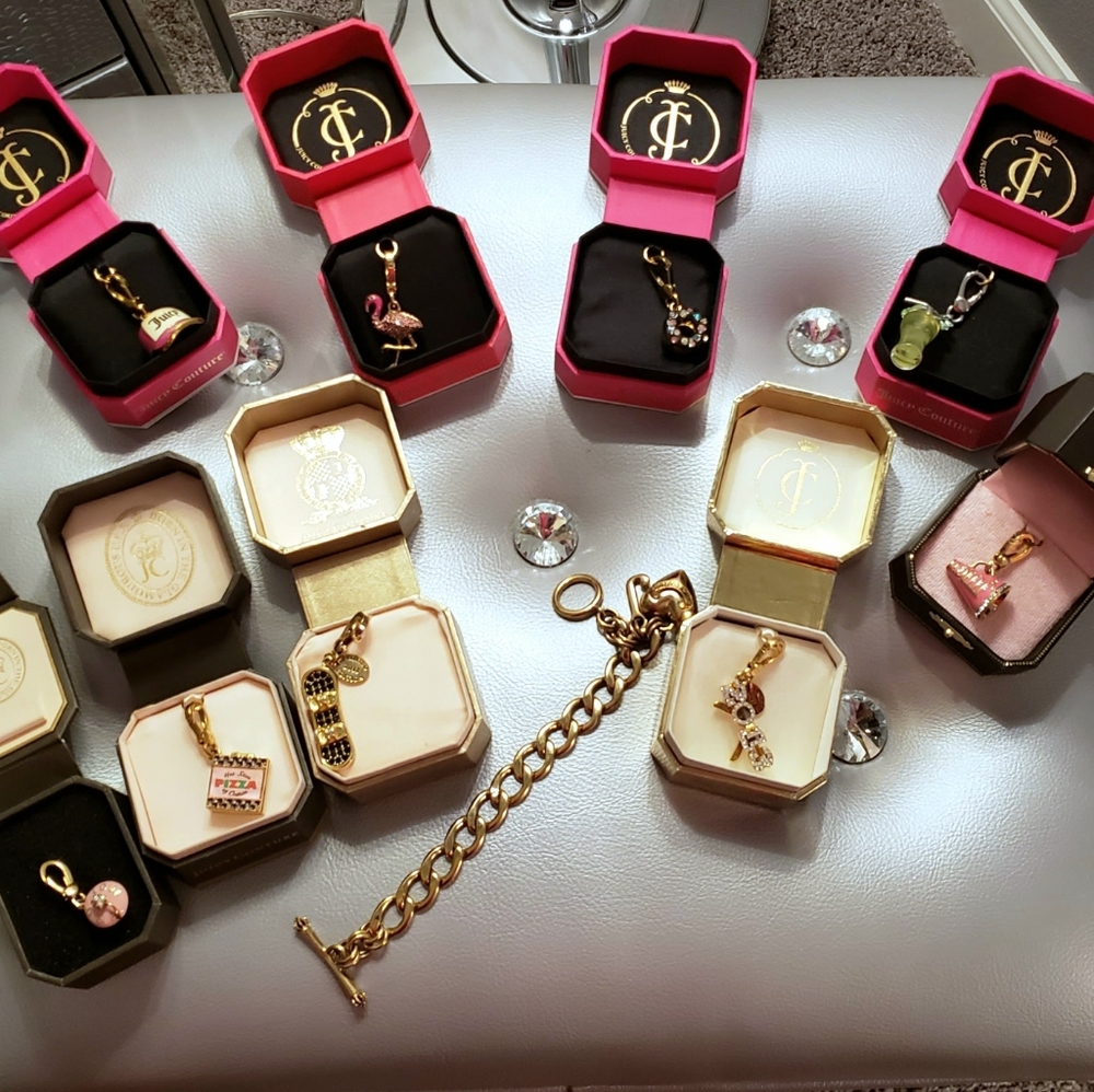 Juicy Couture charm and bracelet collection haul